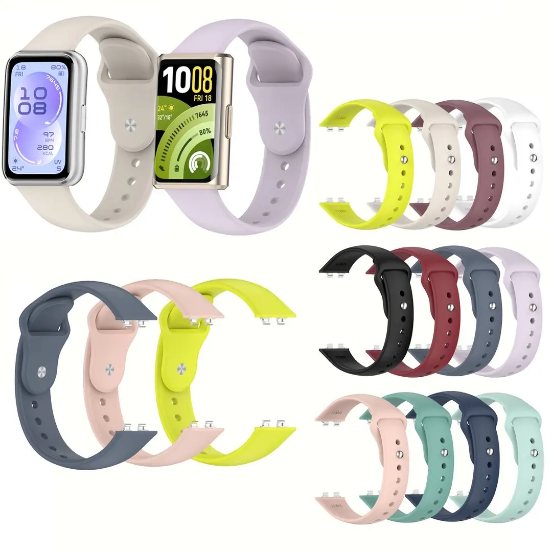 Enhanced Soft Silicone Smart Watch Band Strap