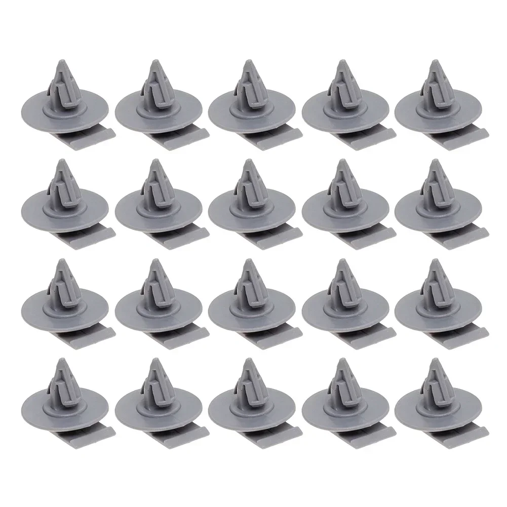 20Pcs Auto Wheel Arch Trim Clips Fasteners Grey Rivets For Bmw Mini Cooper R50 R52 R53 R56 F56 Car Exterior Accessories