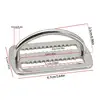 Diving D Ring Belt Buckle Scuba D Ring Sawtooth Design High Durability Diving Accessories Surfing Diving Fishing Scuba Climbing 6