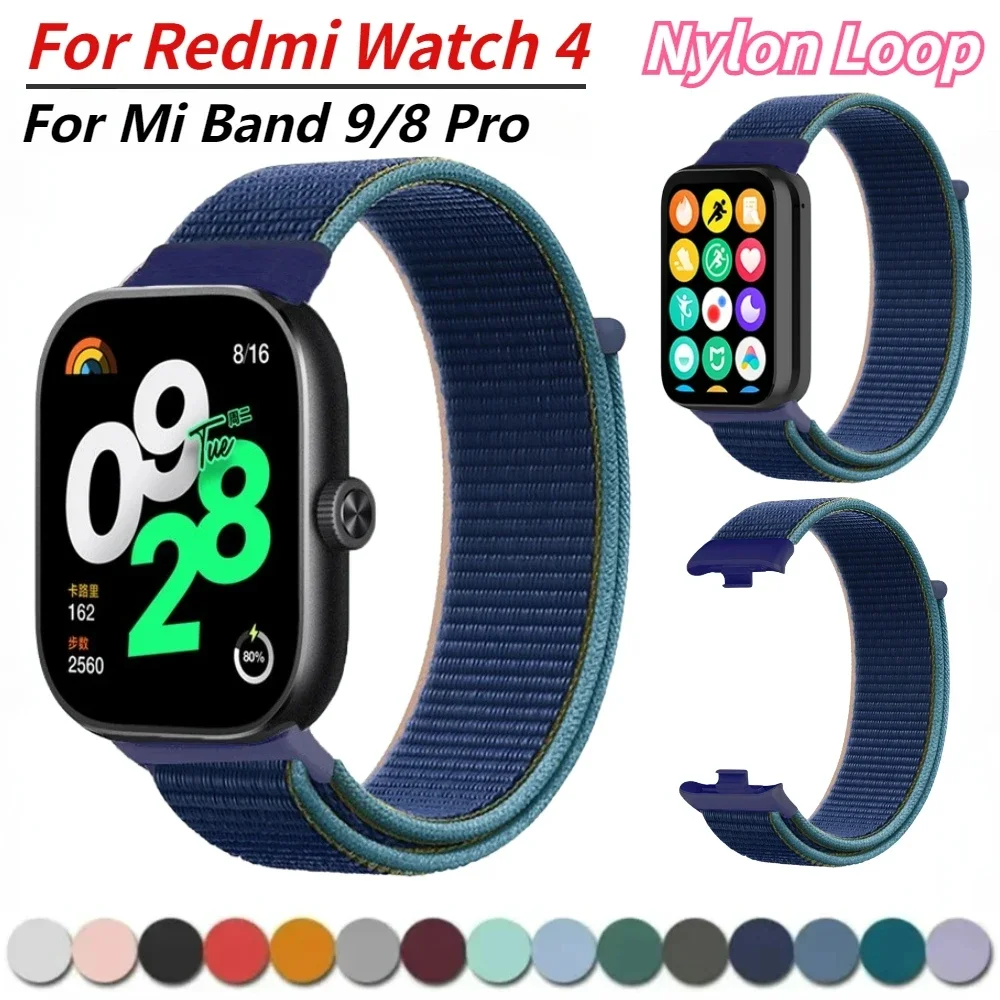 Breathable Nylon Loop Replaceable Wristband for Smart Watch - Sports Edition