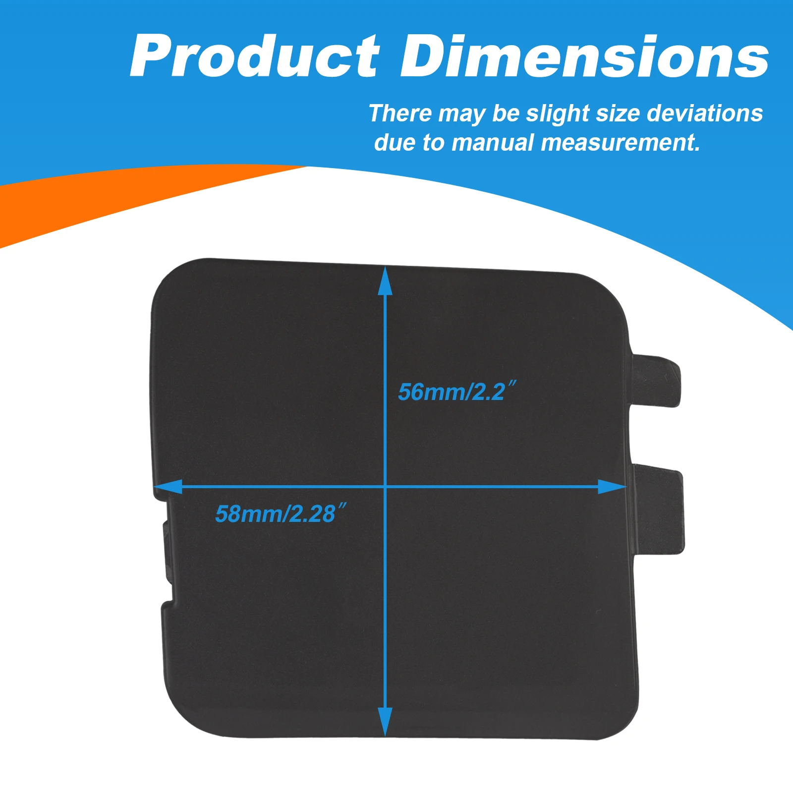 Rear Bumper Tow Hook Cover Cap Towing Eye For Mazda CX-5 Accessories KB8A50EK1BB KB8A-50EK1