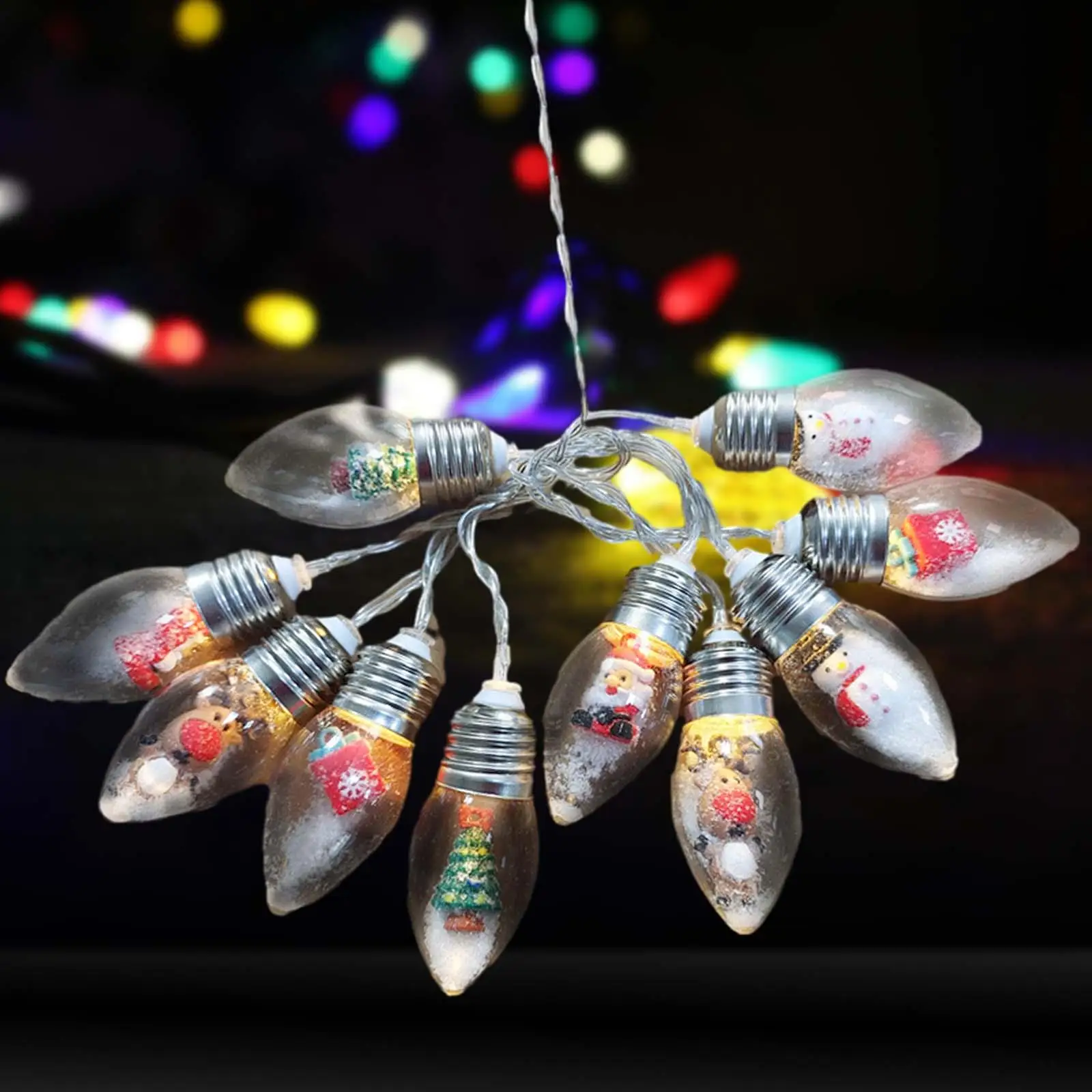 

Snowflake Light Warm Lights Christmas Tree Decor for Party Backyard Wedding