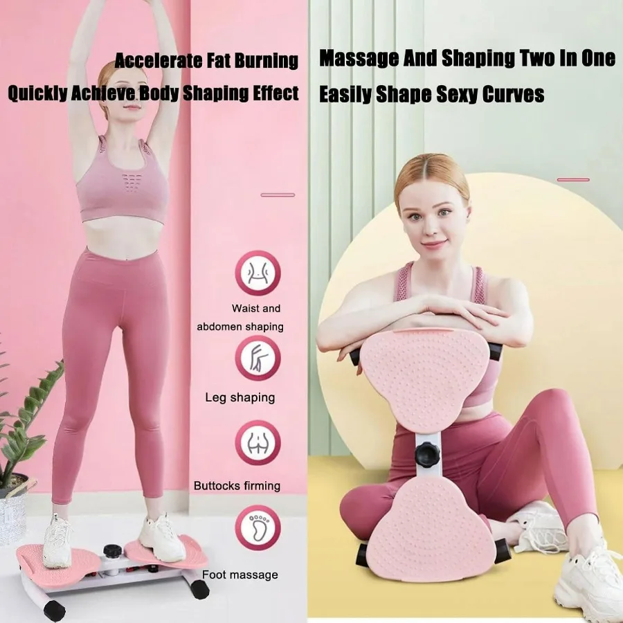 Waist Twisting Machine Twist Board for Abs Training, Legs, Buttocks, Hip Exercise, Handles, Waist Sculptor Machine Twiister for