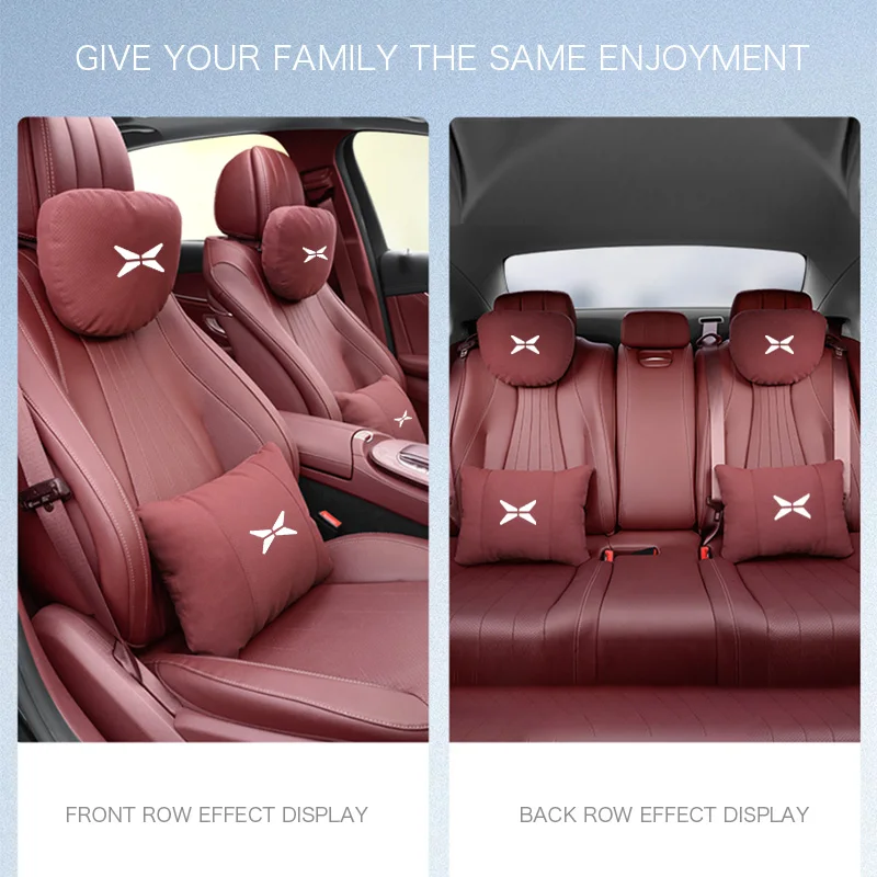 Car Neck Headrest Pillow Seat Lumbar Spine Protect For Xiaopeng Xpeng G6 G7 G9 X9 P7 P7i P5 MONA M03 G3 car pillow car headrest car neck pillow car lumbar cushion car lumbar pillow lumbar support pillow