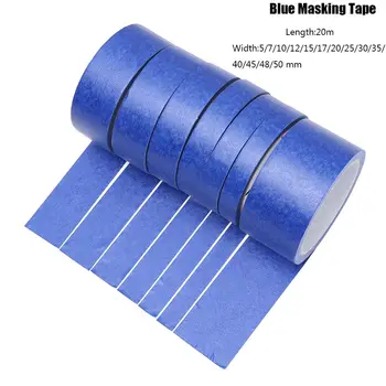20M Blue Painters Clean Peel nastro adesivo per mascheratura pittura fai da te carta pittore Decor Craft uso generale 1