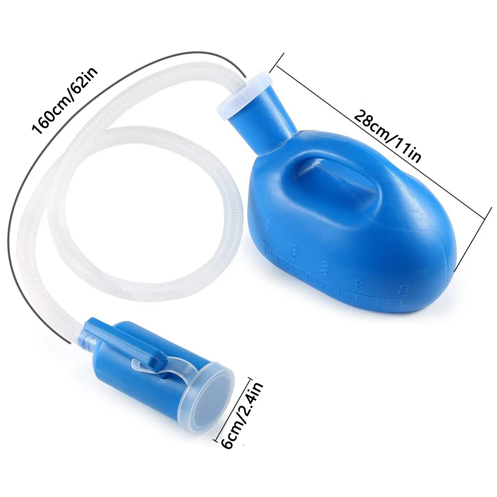 2000ml Bottle Urinal Men Spill Proof Men's Potty Portable Urinal Pee Bottle Home Camping Car Travel