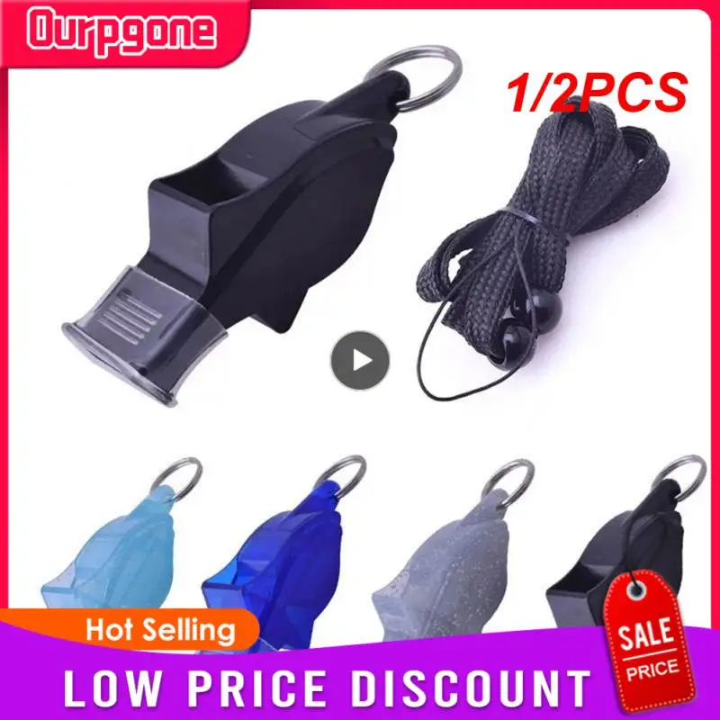 

1/2PCS Professional Whistle Soccer Basketball Referee Whistle outdoor Sport High quality Sports Like Big Sound Whistle Seedless