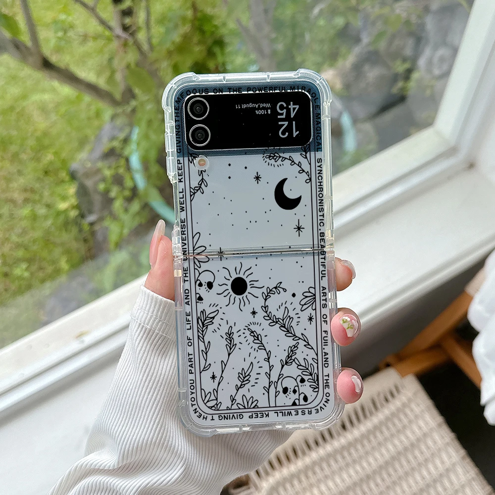Art Fresh Moon Star Phone Case - Elegant Anti-fall Back Cover