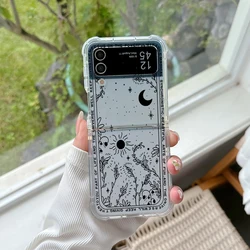 Art Fresh Moon Star Phone Case - Elegant Anti - fall Back Cover - Samsung Z Flip 6 (ZDK - 186ZD24722101)