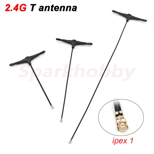 2Pcs 2.4G FPV Antennas For ELRS RC Drones - 90mm IPEX1 Connector Compatible With TBS Tracer