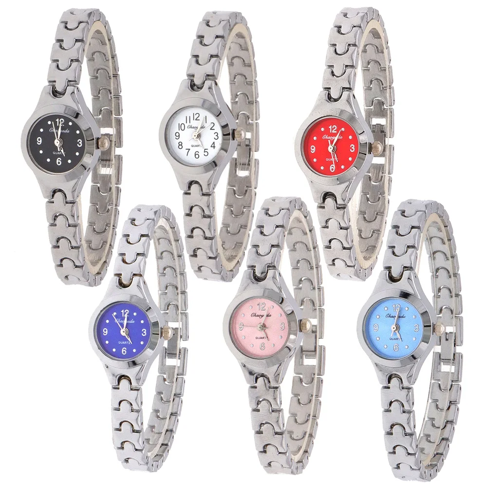 10pcs/Lot , Wholesale Price Mixed Bulk Cute Lovely Silver Bracelet Lady Women Watches Quartz Wristwatch Gifts Hot Sale JB2T