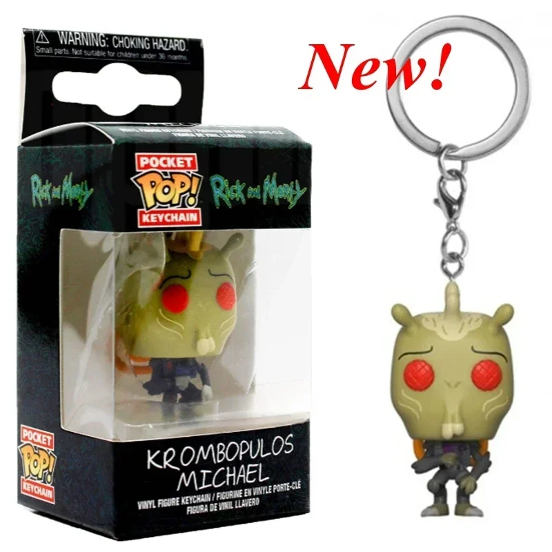 thumbnail image 1 of Llavero de bolsillo Funko Pop de 15 estilos, figura de Morty de Death Crystal, Krombopulos, Rick Pickle, Rick Et Morty, Krikland, Meeseeks, muñecos de juguete, 1 of 5