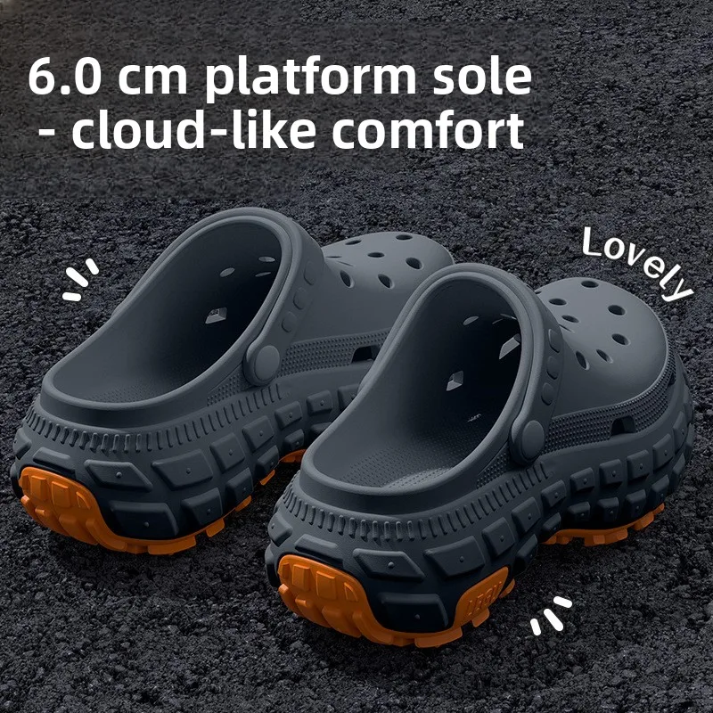 Anti slip hole shoes for boys, new style with thick sole EVA, wear-resistant, breathable, and odor proof cool slippers 1