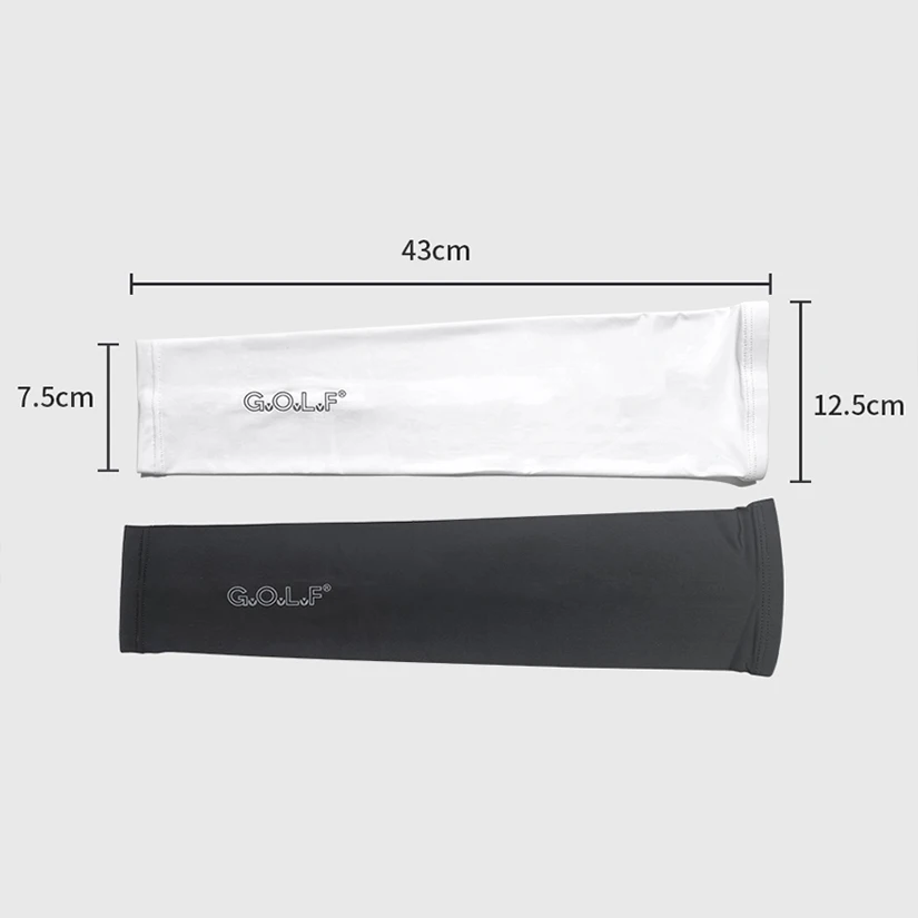 1 pair Golf Sleeves sun uv protection spf 50 full arm sports sleeve drive jogging Basketball Football Tennis baseball 6