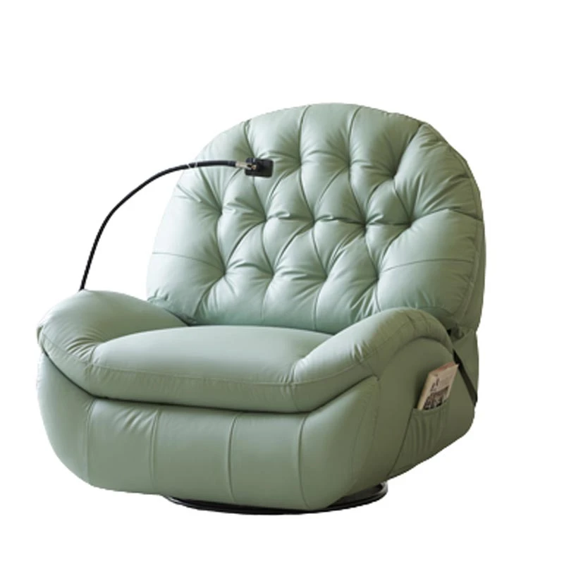 

Green Sofa Ergonomic Comfortable Single Designer Sofa Unusual Canape Chaise Divani Soggiorno Bedroom Furniture