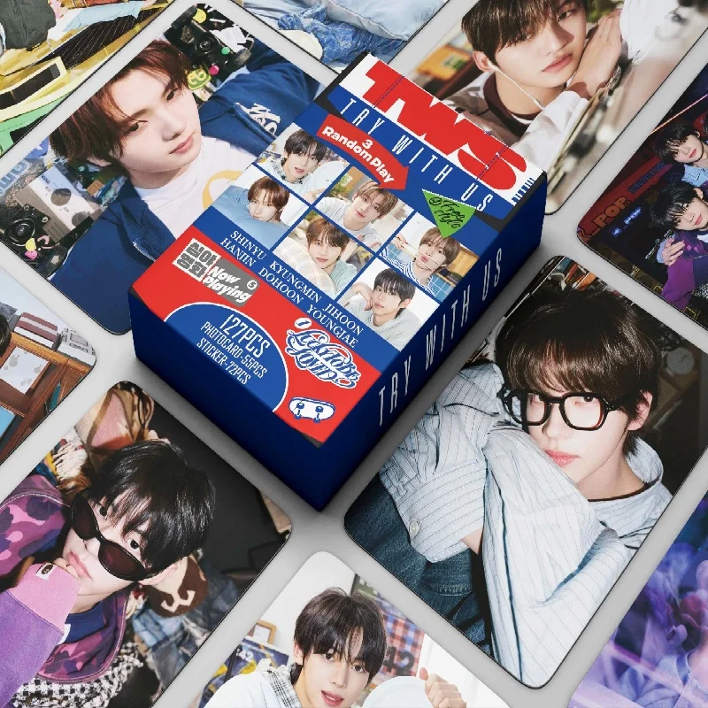 127Pcs/Set TWS Idol New Album TRY WITH US Lomo Cards