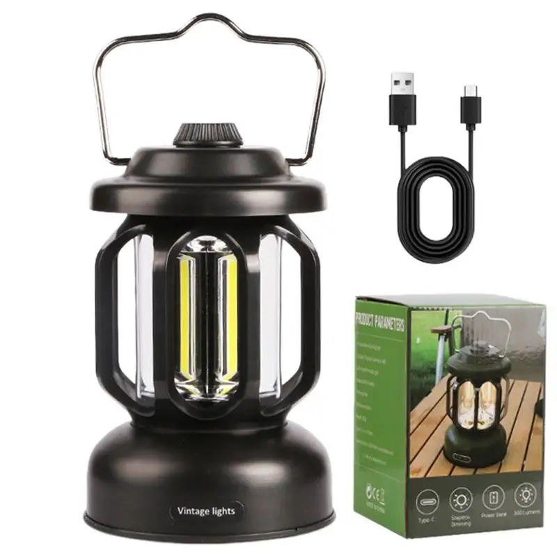 

Винтажный фонарь, подвесная винтажная лампа для кемпинга на батарейках, Винтажный дизайн лошади, наружная палатка, светодиодный, водонепроницаемая, для кемпинга