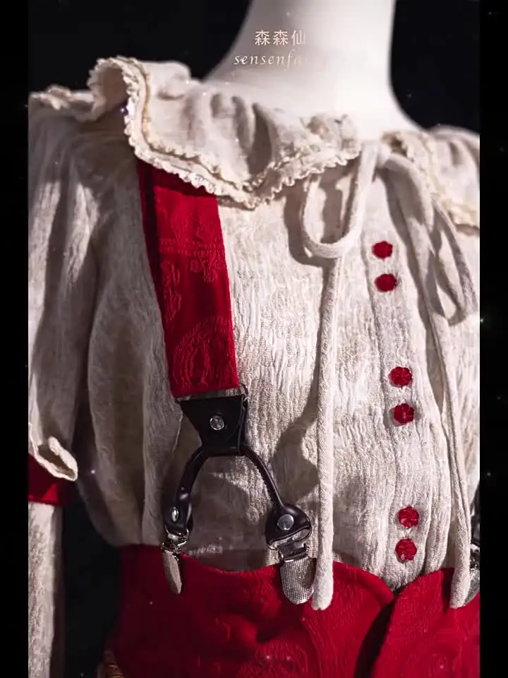 Косплей-костюм Fujiwara No Mokou проект Touhou косплей-костюм косплей-игрушка аниме