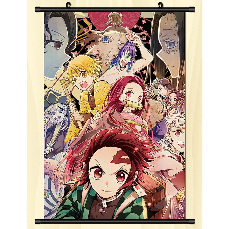 Isekai Maou to Shoukan Shoujo no Dorei Majutsu Anime Poster manga picture  with solid wood hanging scroll with canvas painting - AliExpress