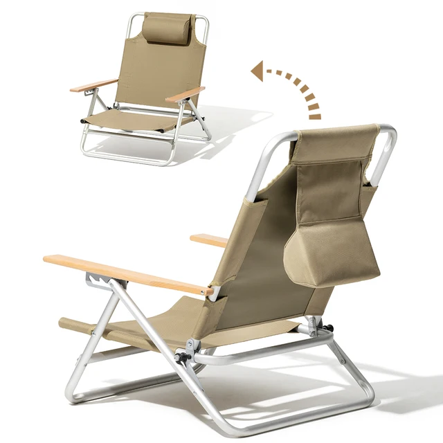 편안하고 휴대가 간편하며 내구성 있는 캠핑 리클라이너 의자
