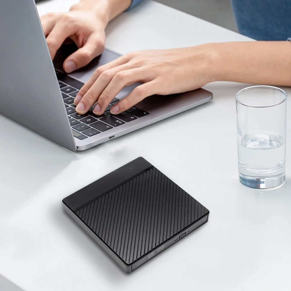노트북 노트북 버너용 광학 드라이브 외장 인클로저, USB 3.0 C 타입 DVD CD 드라이브 박스, 9.5mm, 12.7mm