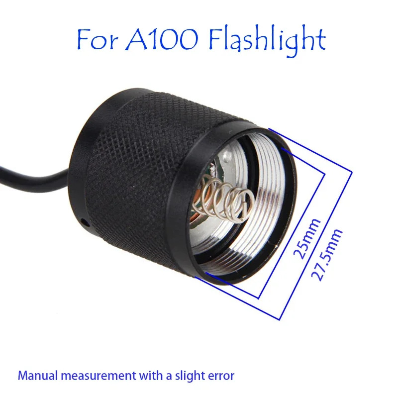 Flashlight Remote Pressure Switch For A100/501B/502B/C8/C8.2/C10/C11/C12/T67/710/802 1PC remote switch