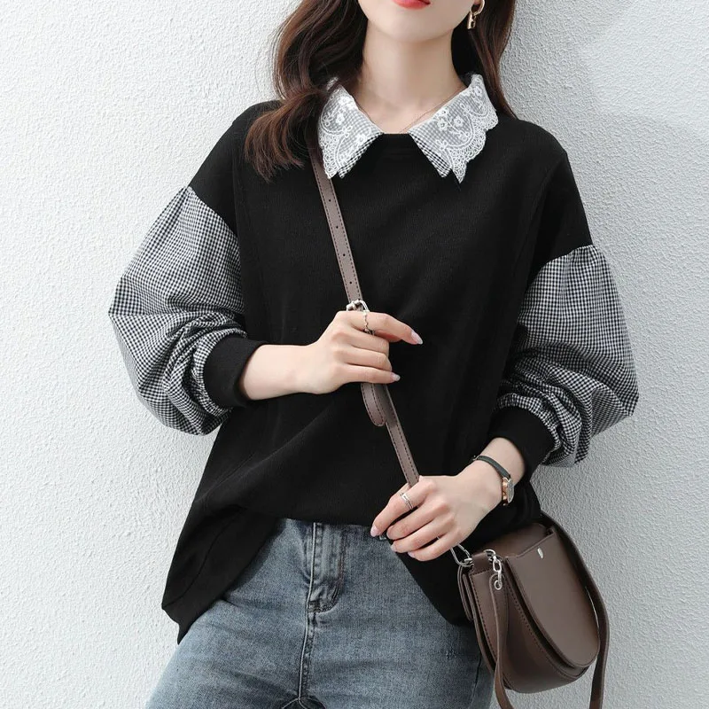 

New Spring and Autumn Fashion Trend, Niche Design Sense, Student Polo Collar, Versatile Casual and Fashionable Women's Sweater