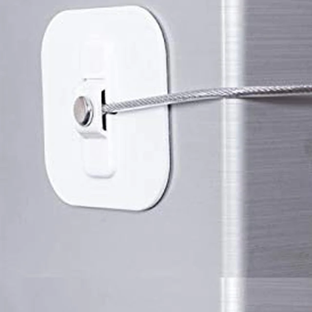 Refrigerator Lock, Mini Fridge Lock With Key For Adults, Lock For A Fridge,  Cabinet Door(White 4Pack) - AliExpress