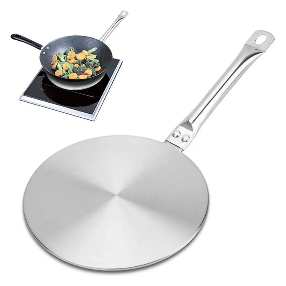 Efficiently Distribute Heat with This 20cm Stainless Steel Diffuser Plate Perfect for Household Use on Gas Stoves