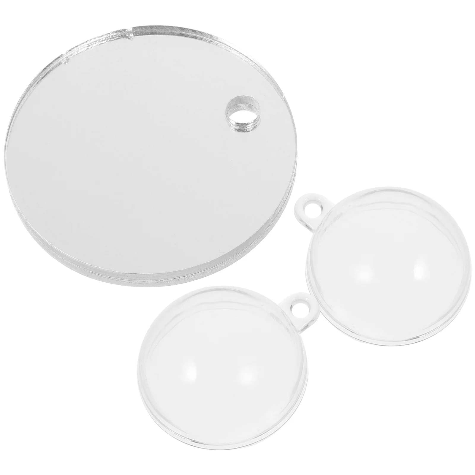 Acrilico Betta Training Mirror Serbatoio Di Pesce Galleggiante Per Giocattoli Forniture Bettal Double Sided