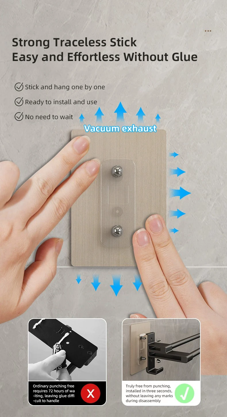 Wall Mounted Towel Rack Image 9