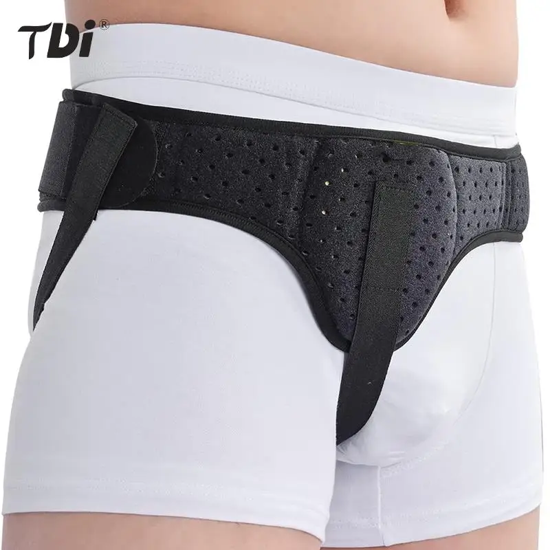 

Adult With 1 Removable Compression Pad Hernia Belt Truss For Inguinal Or Sports Hernia Support Brace Pain Relief Recovery Strap