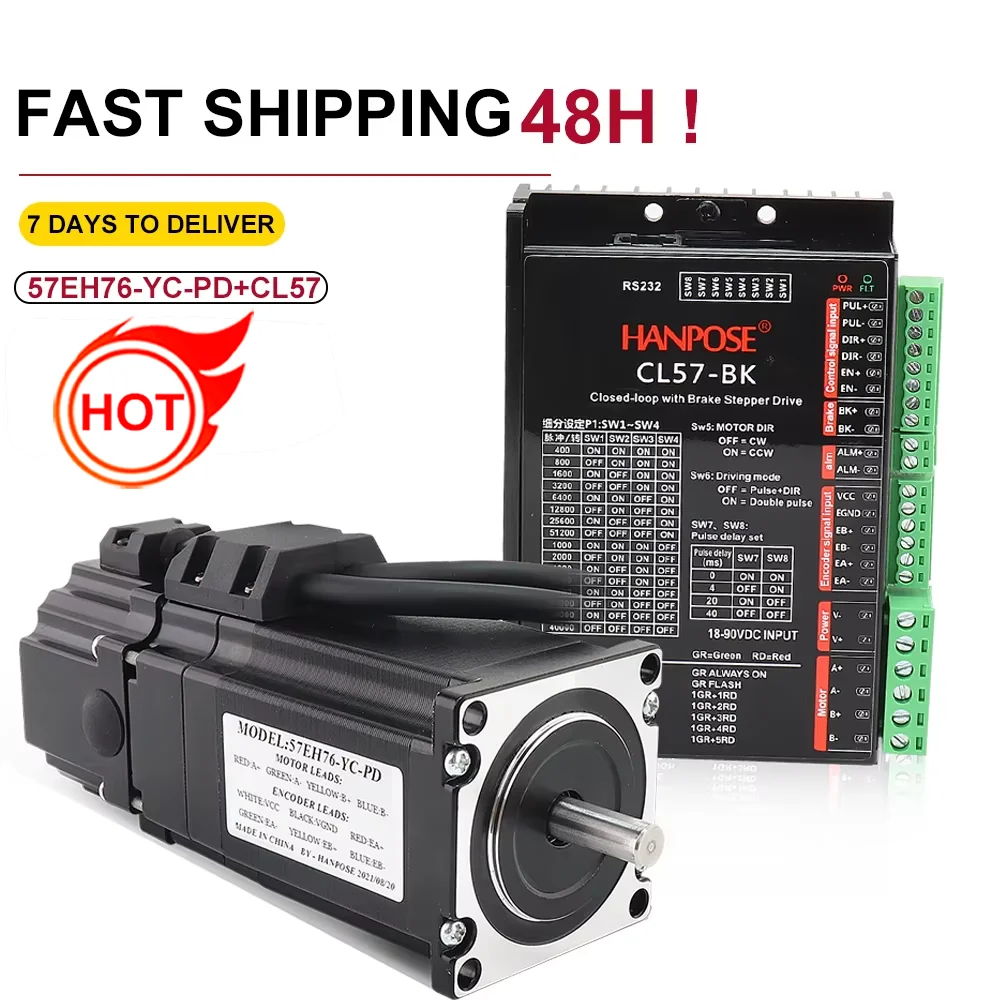 dm20素子4BS1 HL Laser Stepper Motor Model 57BHH76-410L-26C For Y-axis CO2 100W