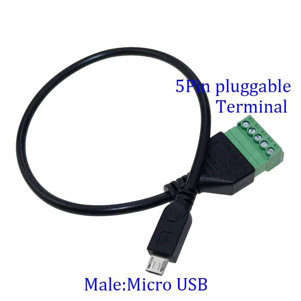 H69 Kabel Adapter USB Micro B Buchse auf USB Micro B Buchse 5pin Kupplung  30cm