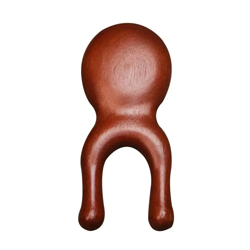 Face Scalp Gua Sha Massager Sandalwood Anti-Static Body Meridian Massage Comb Help Blood Circulation Nose Shaper