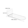 6 Pcs Floating Shoe Rack Display Shelf For Sneakers Shelves Clear Holder Acrylic Shoes 3