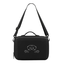 Compact and Durable Travel VR Carrying Case with Shockproof EVA Protection and Convenient Handle (Black)