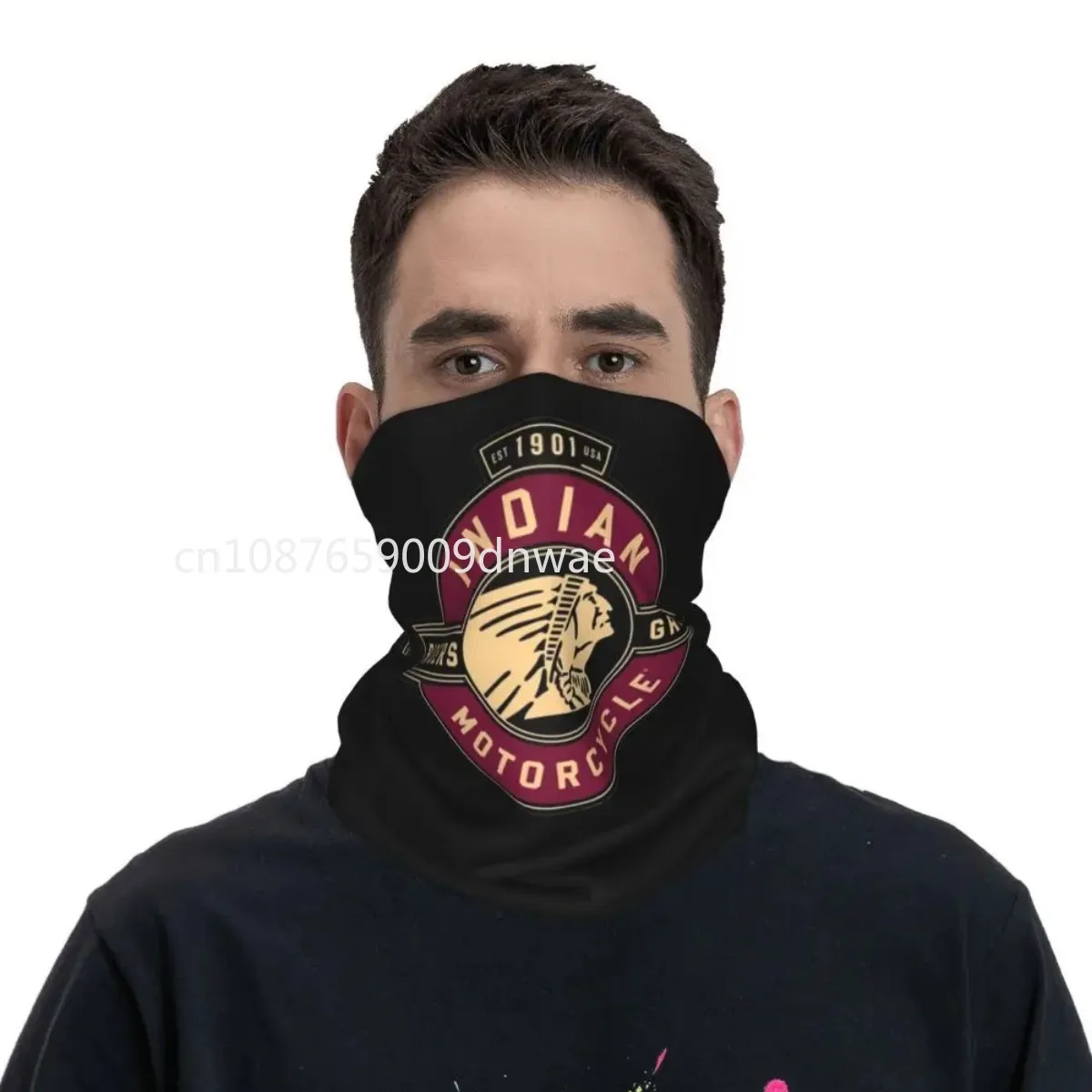 Bandana Neck Gaiter Face Scarf Headgear Indian Bandana Neck Gaiter Printed Multifunctional