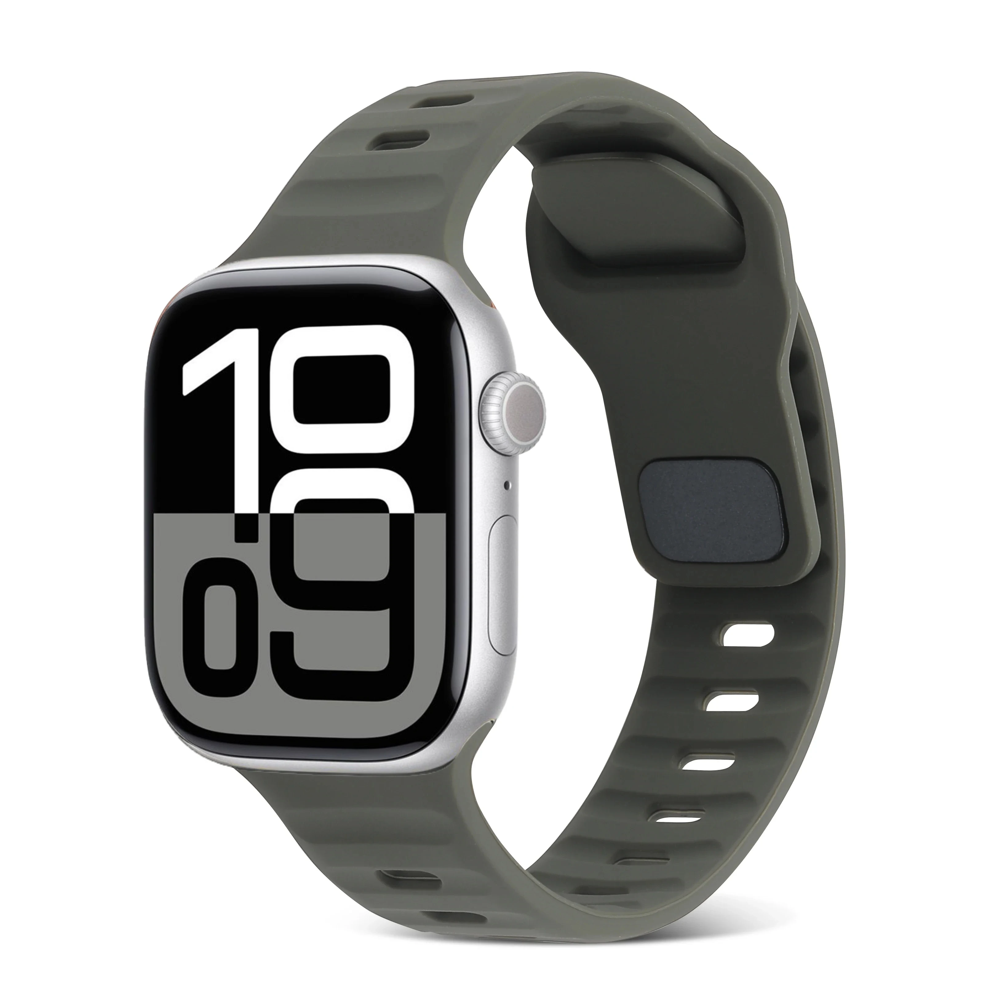 Durable Sports Silicone Strap for Apple Watch - Enhanced Comfort Wristband