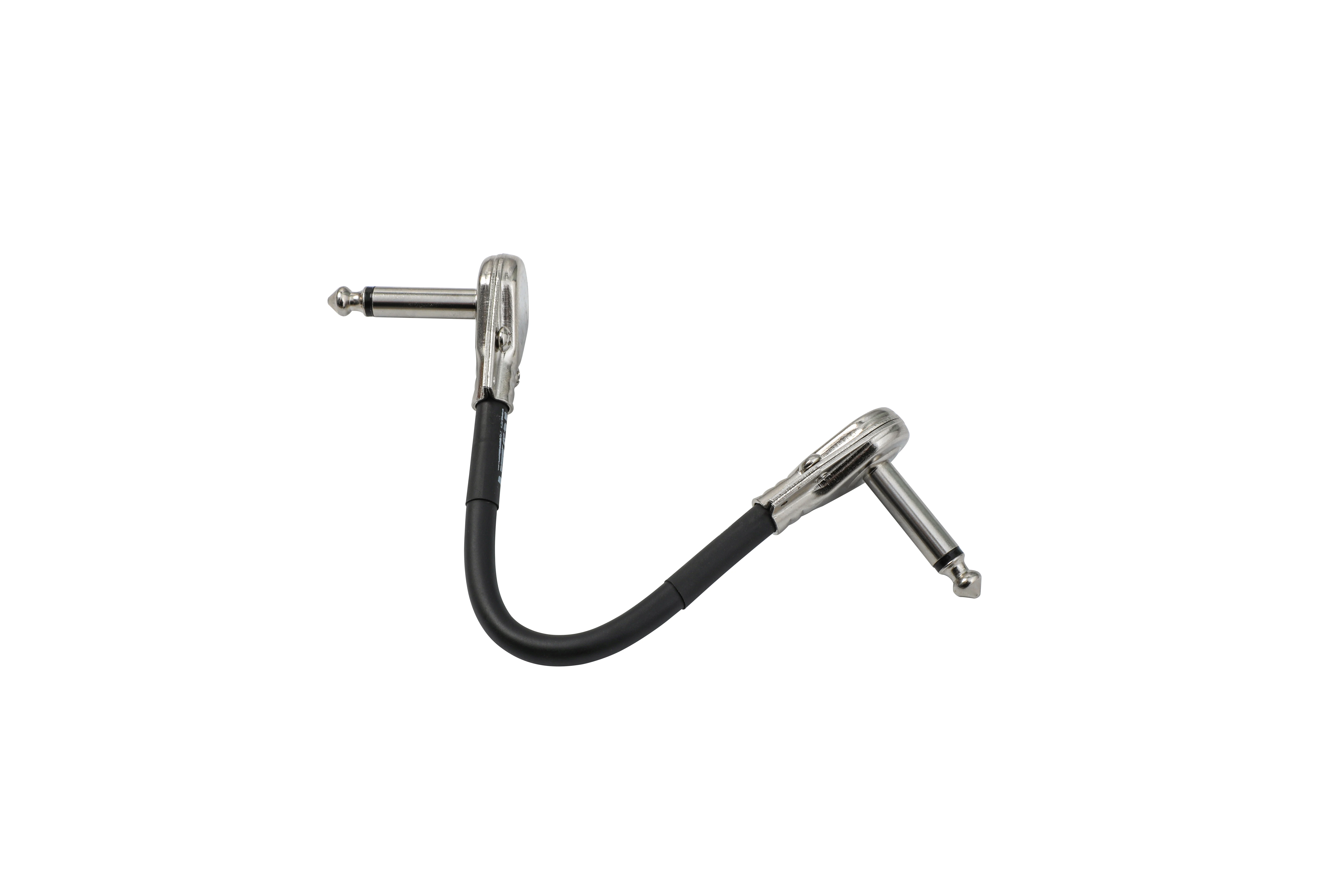 ISET Guitar Patch Auxiliary Cable Guitar Pedal Cable 6 Inch 3-Pack Black Connectors Avoid Noise