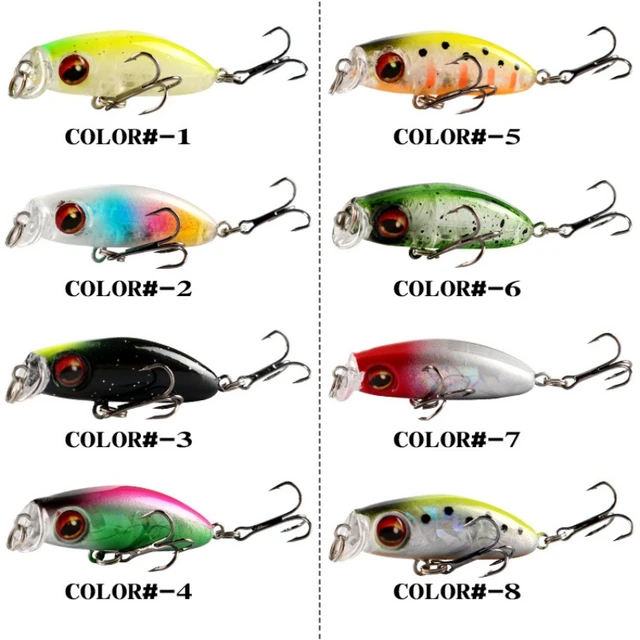 3.1g Biomimetic Flat mouthed Fish Bait Wave Climbing sinking