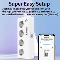 BORUIDAPLS Matter Smart Power Strip EU Plug Socket With SmartThings Apple HomeKit Siri Google Home Voice Remote Control 220V 16A - Image 5