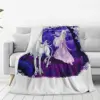 The Last Unicorn Lady Amalthea Blankets Flannel Super Soft Sofa Throw Blankets For Home Bedroom Travel Throws Bedspread Quilt 6