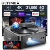 ULTIMEA Full HD Projector 1080P 4K Video Home Theater Projectors AutoFocus&6D Keystone Correction Smart 5G WiFi Bluetooth Beamer 1