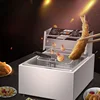 220V Imported Materials Fryers Commercial Household French Fries Deep-fried Dough Sticks Timing Single Double Cylinders 3