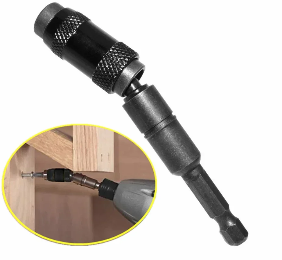 

1/4 "стандартный винтовой наконечник для дрели, винтовой инструмент, быстросменный Держатель для бит с блокировкой, штатив для отвертки