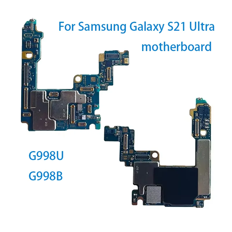 Working Unlocked Motherboard for Samsung Galaxy S21 G991U G991B G990F S21 Ultra G998U G998B Plus 5G G996B G996U Logic Board samsung motherboard mobile motherboard