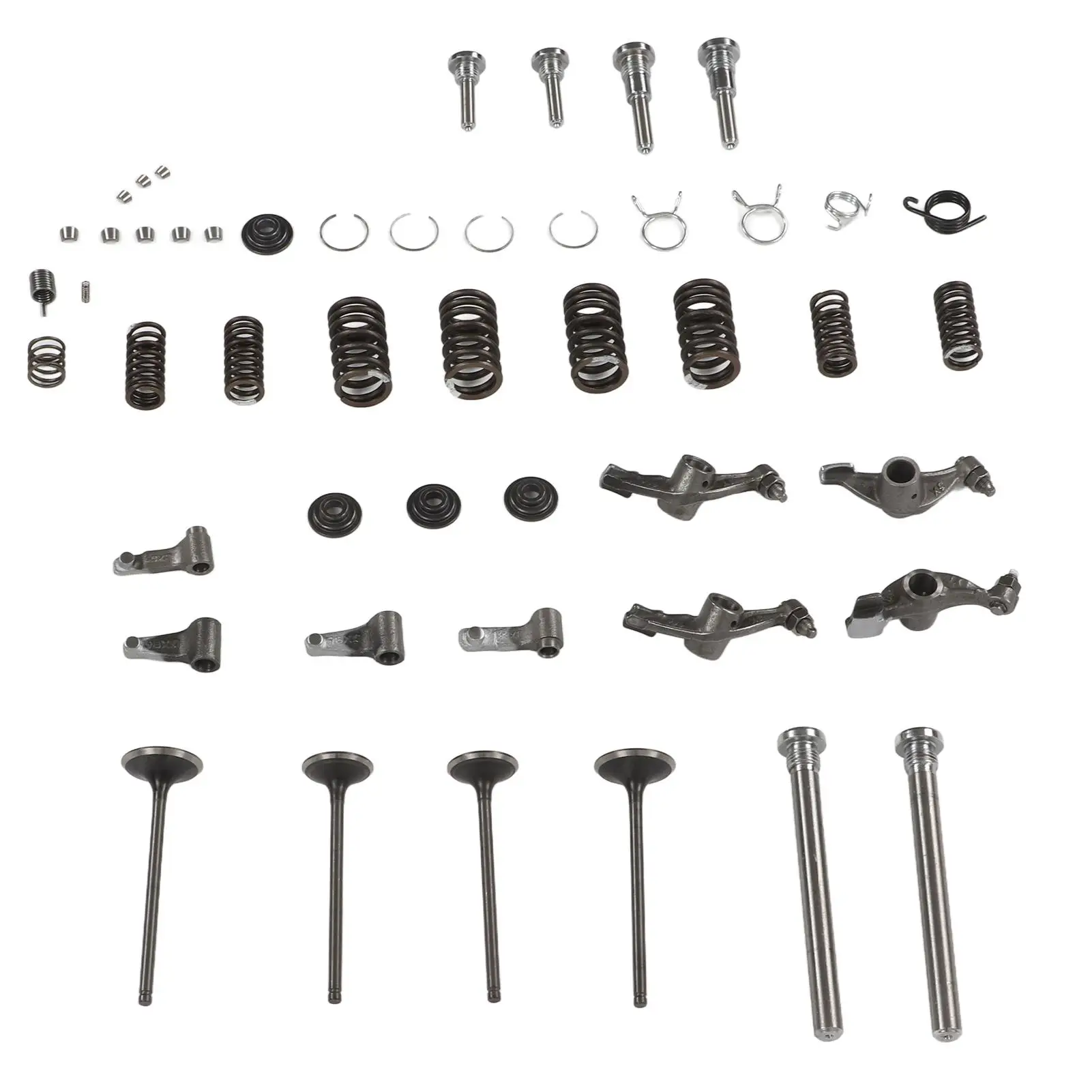 49pcs Cylinder Head Intake Valve Rebuild Kit for Sportrax TRX400EX 1999 2008 ATV Accessories Replacement Part 14711 KCY 670