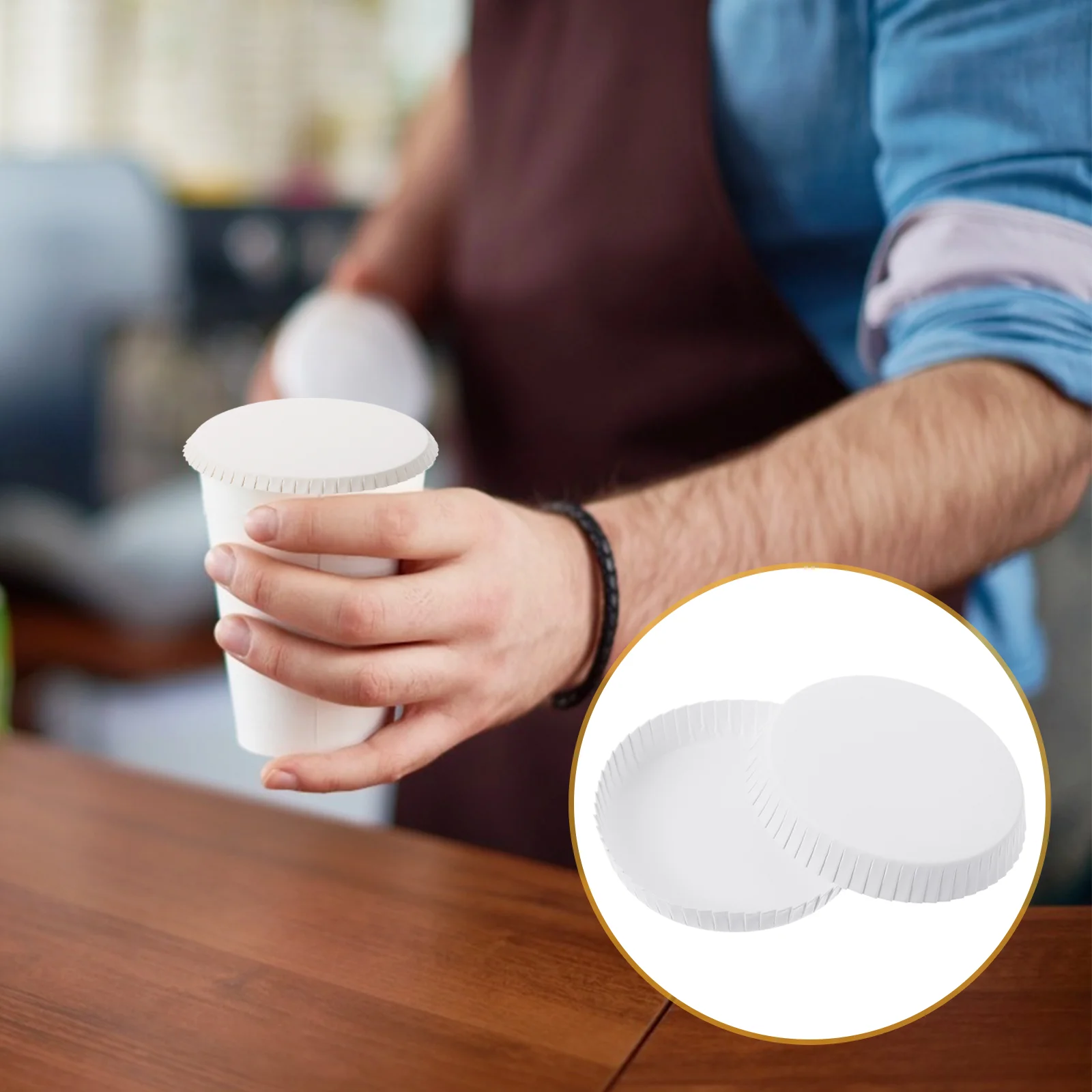 

Disposable Cup Covers Household Tea Cup Covers Paper Drinking Cup Lids Disposable Paper Cups lids for hotel rooms