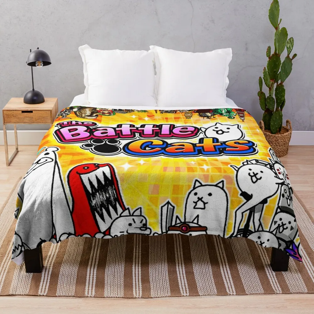 

Battle Cats Throw Blanket Giant Sofa Luxury Brand Stuffeds Furrys Blankets